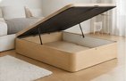 Canapé de madera con apertura superior